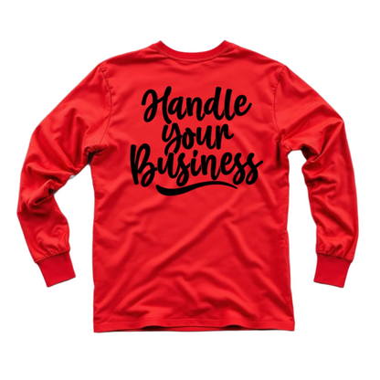 HYB RED LONG SLEEVE T-SHIRT
