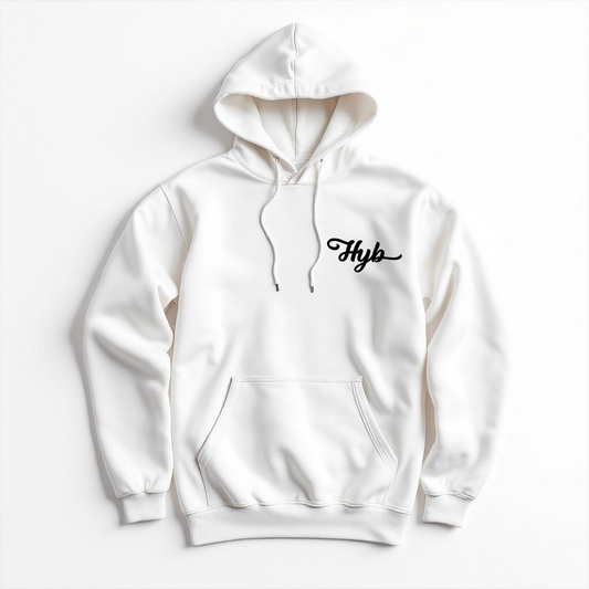 HYB WHITE HOODIE