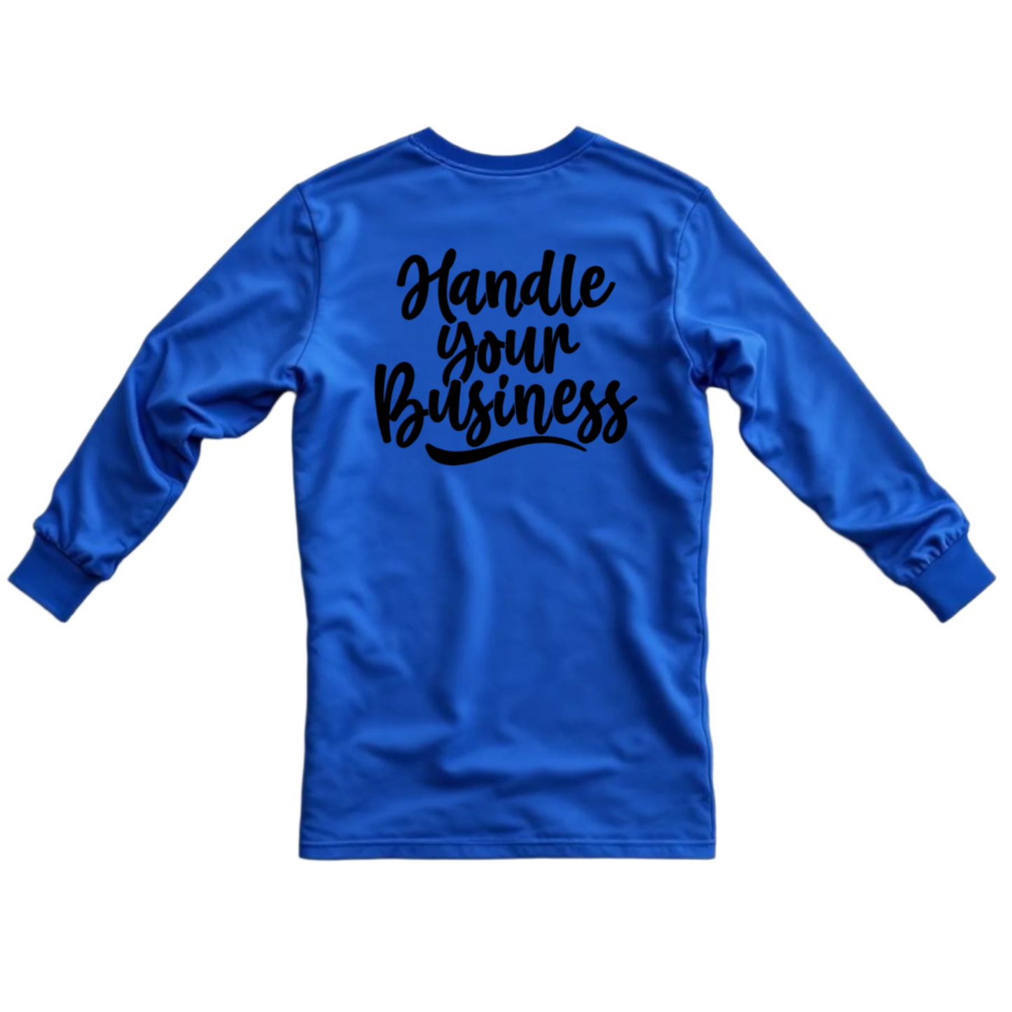HYB BLUE LONG SLEEVE T-SHIRT