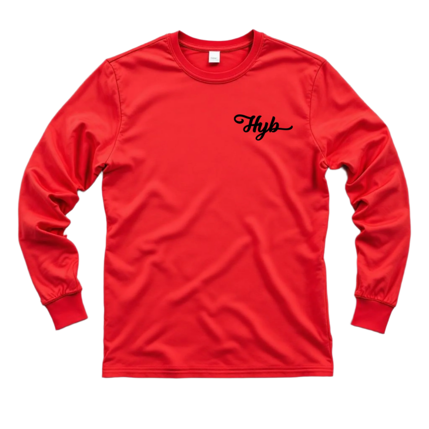 HYB RED LONG SLEEVE T-SHIRT