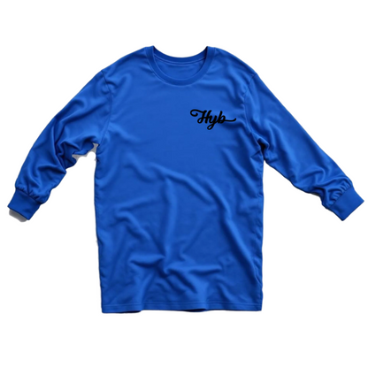 HYB BLUE LONG SLEEVE T-SHIRT