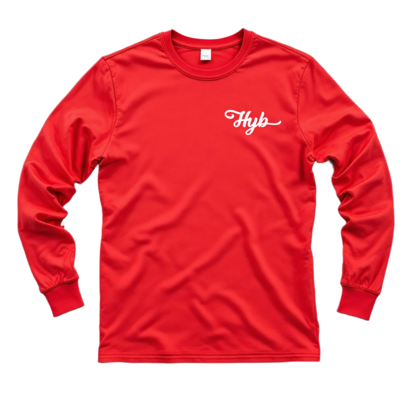 HYB RED LONG SLEEVE T-SHIRT